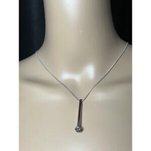 Solvar Sterling Silver Celtic Wand Necklace